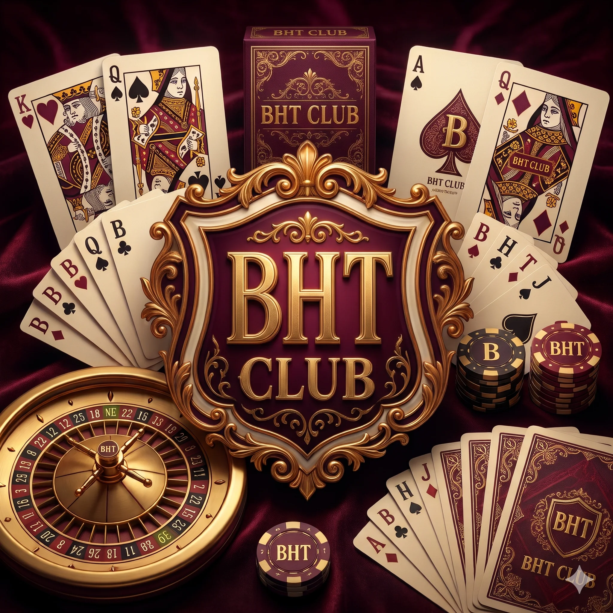 Bharat Club casino-style hero artwork with red and gold branding, playing cards and chips